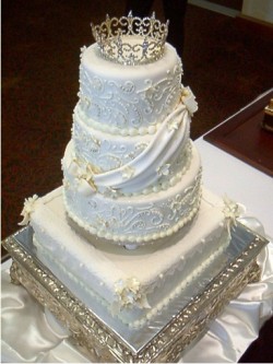 tiara cake topper