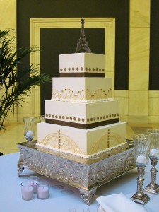 Art Deco Wedding Cake