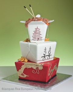 Chinese Takeout Wedding Cake