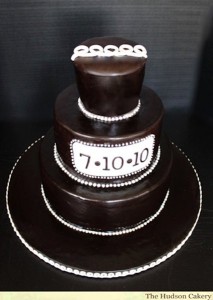 Chocolate Hostess Cupcake Groom's CAke