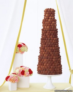 Chocolate Truffle Wedding Cake