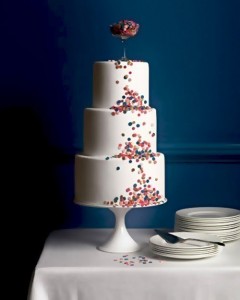 Confetti Wedding Cake