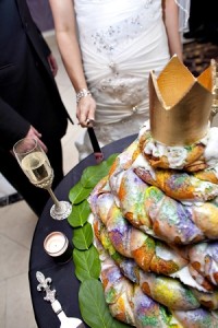 King cake grooms cake