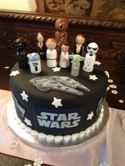 Star Wars Groom's Cake