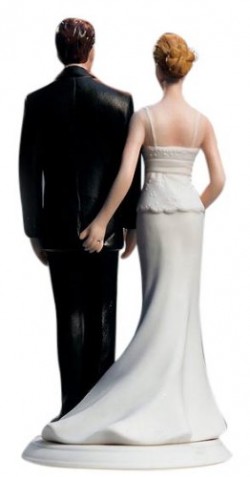 Bride Copping a Feel Cake Topper