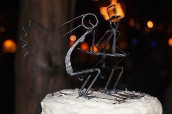 Snow Ski Cake Topper