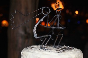 Snow Ski Cake Topper