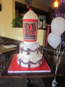 PJs Coffee Wedding Cake