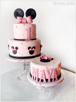 Pink Minnie Mouse Cake