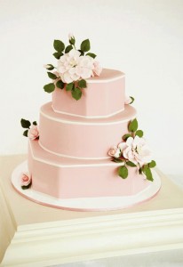 Pink Wedding Cake