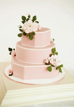 Pink Wedding Cake