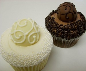 chocolate truffle wedding cupcakes