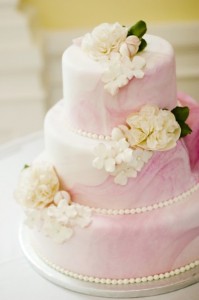 Marbleized Pink Cake