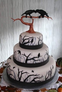 Raven Wedding Cake