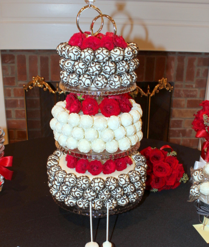 Gold Accented Cake Pops