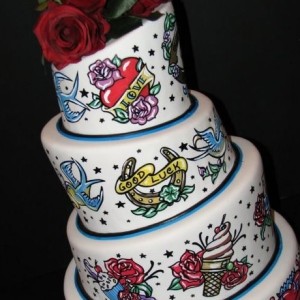 tattoo groom's cake