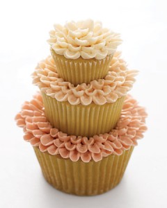 tiered cupcake