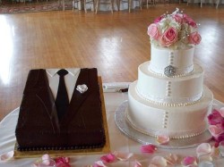 Bride and Groom Cake