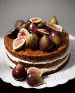 Rustic Fig Carrot Cake