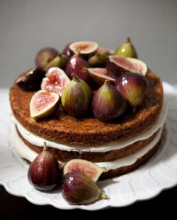 Rustic Fig Carrot Cake