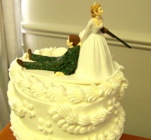 Hunter Cake topper