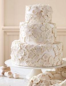 Lace Wedding Cake