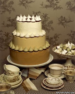 Mocha Wedding Cake