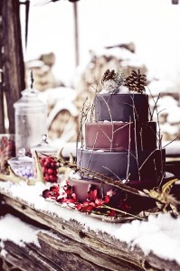 Winter Wedding Cake