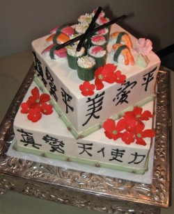 Sushi Wedding Cake
