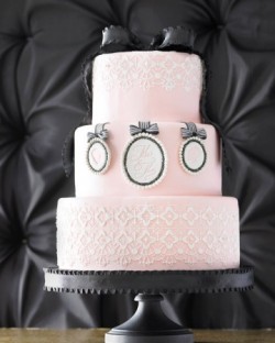 cameo wedding cake