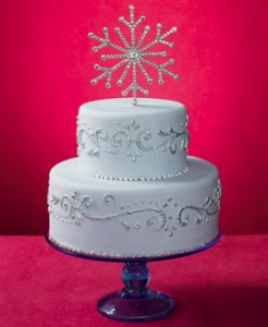 snowflake cake