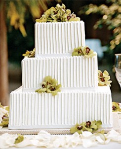 cake with orchids