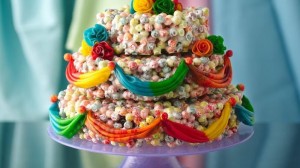 cereal wedding cake