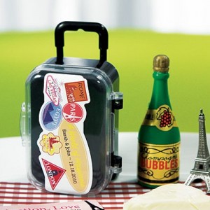 suitcase favor