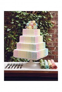dots wedding cake