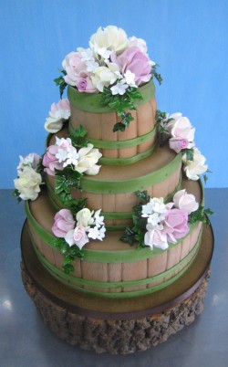 barrel cake