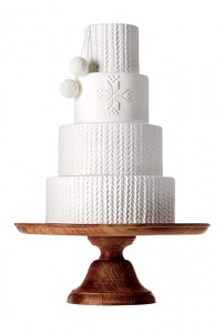 winter wedding cake