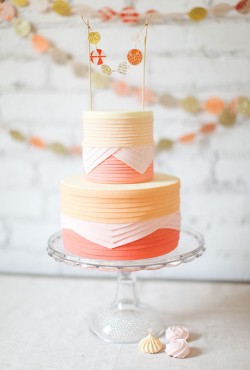 orange wedding cake2