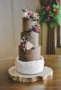 rustic fall cake