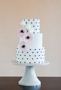black-and-white-dot-cake
