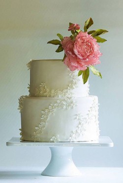 floral lace cake