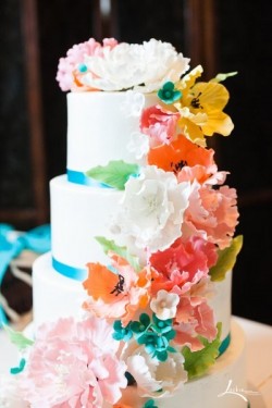 colorful spring cake