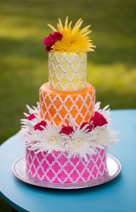 colorful summer cake